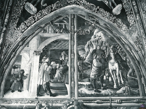 artist-mantegna:Scenes from the Life of St.Christopher, 1448,...