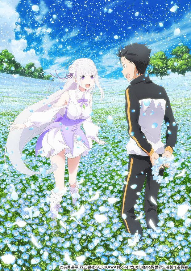New key visual for âRe:Zero Memory Snowâ OVA. It will be screened in Japanese theaters on October 6th.
