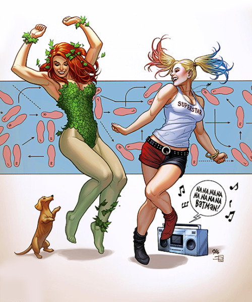 daily-gcsirens:Harley Quinn and Poison Ivy in Harley Quinn 023...