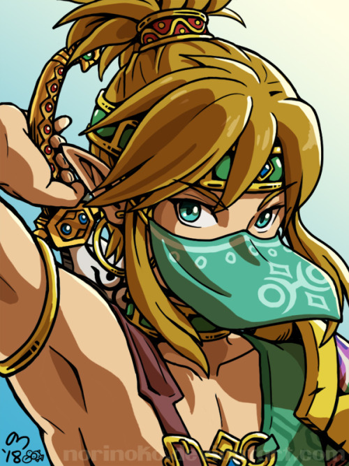 konoriarts - Link in the Voe Gerudo outfit but with the Vai...