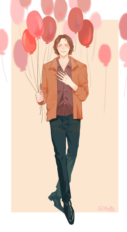 grger-hotsoup - Jared + balloons＝my HEAVENHe is…he is…HE IS...