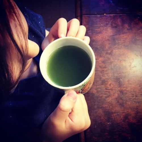 Basil tea is surprisingly good. Just water and basil, blender,...