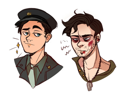 chikinan - so apparently drawing bucky barnes as distraction while...