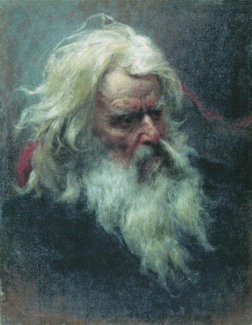 artist-bronnikov - Portrait of an old man, Fyodor...