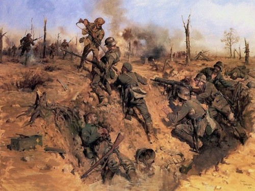 pinturas-gran-guerra:1916 Somme