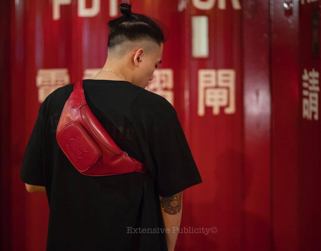 EXTENSIVE PUBLICITY — Supreme x Lacoste Waist Bag • Price $1,999 HKD...