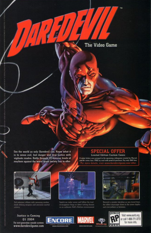 vgprintads:‘Daredevil: The Video Game’[PS2 / XBOX] [USA]...