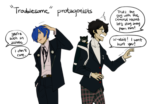 pozzlesulver - i try to categorize persona protagonists 