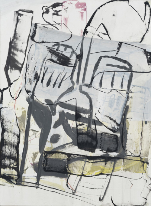 theories-of:Amy Sillman, „Mit 2“, 2017, Acrylic, ink and gouache...