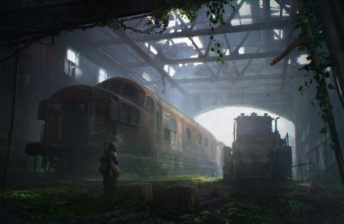 digital-nugget:Abandoned depot// Sergey Vasnev
