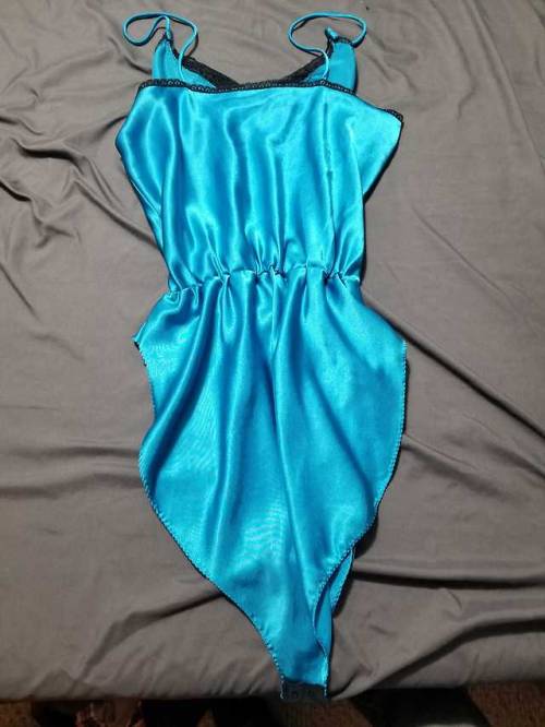 some of my satin body suit collection