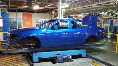 carsthatnevermadeitetc - The last Ford Falcon (a blue XR6) has...