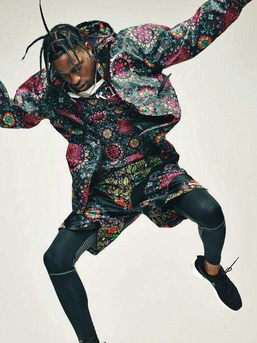 Travis Scott wears NikeLab x RT in the April 2016 issue of Vogue