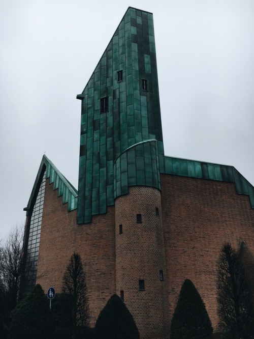 germanpostwarmodern - Church St Paul (1964-66) in Bocholt,...