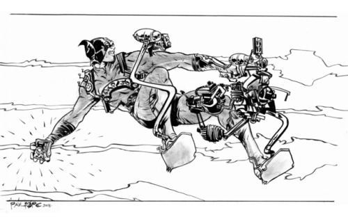 spaceshiprocket - Orion by Paul Pope
