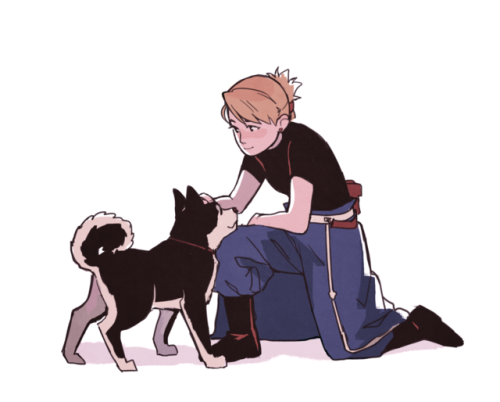 alexiadraws - a family can be two government employees and a dog