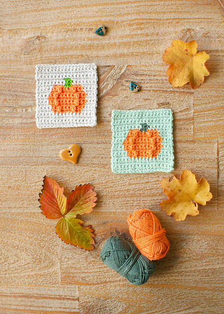 ericacrochets - Pumpkin Motif by The Almond SnugFree Crochet...