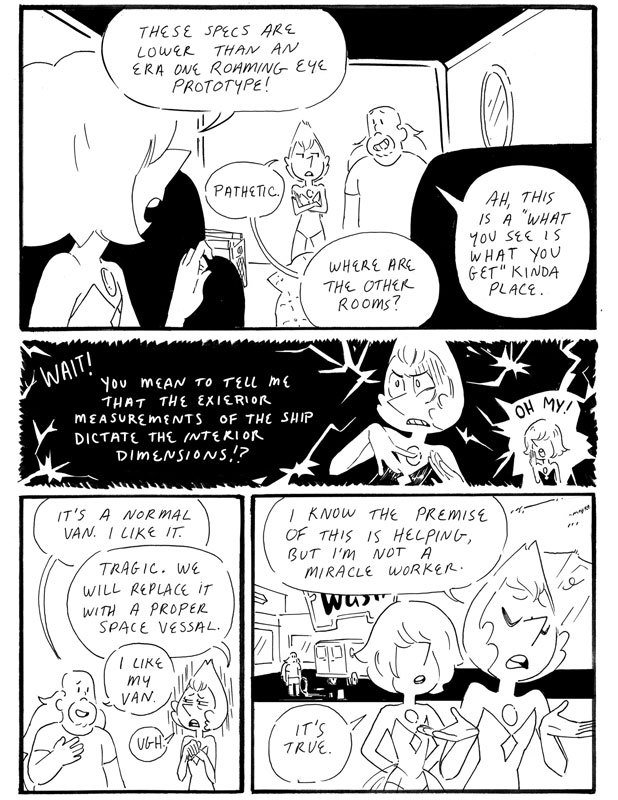 Here you go: SU x QE crossover magic This is a parody comic I made for myself to hand out at SDCC2018 and isn’t official so don’t sweat the small stuff! Many thanks to ghostdigits for her help. She is...