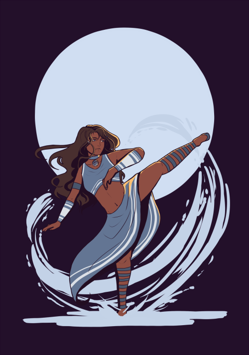 cielly-art - Did you ever pictured Katara waterbending like a...
