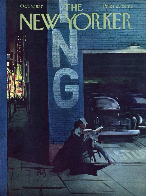 frenchcurious - Couverture du New Yorker, 1957. par Arthur Getz -...