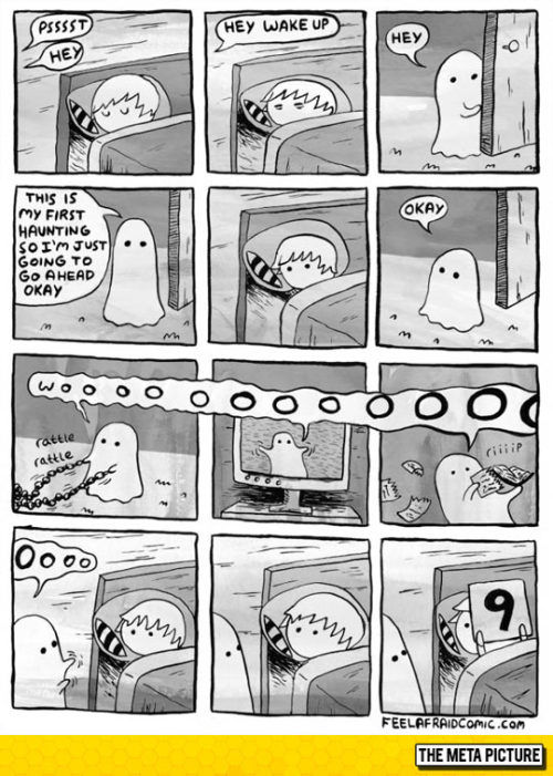 srsfunny:His First Haunting