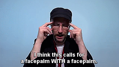 facepalm with a facepalm i made a reaction gif