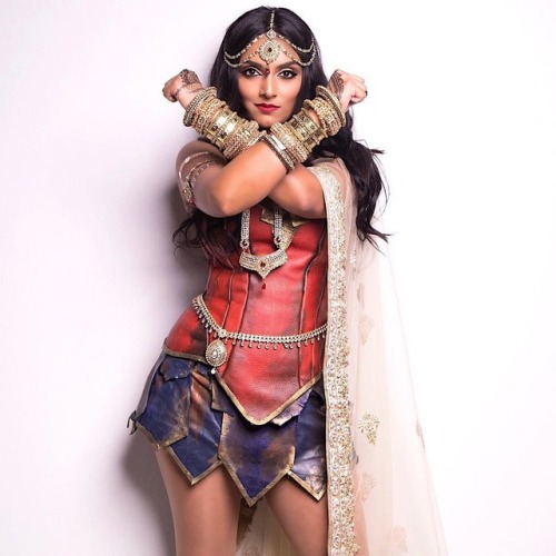 aishwaryaraii:Deepika Mutyala as Wonder Woman