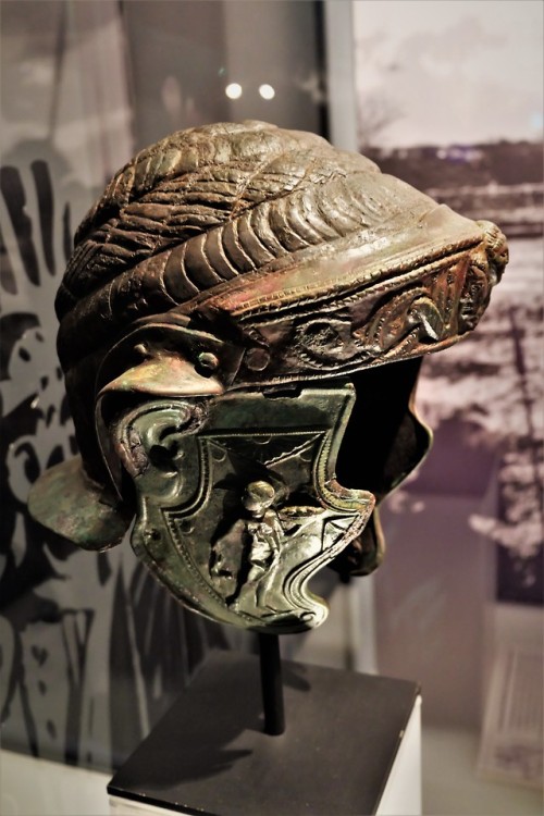 barbucomedie:Roman Cavalry Helmet from the Lower Rhine dated...