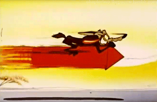 Wile E. Coyote actually provides a lot of funny visuals of what being autistic feels like.