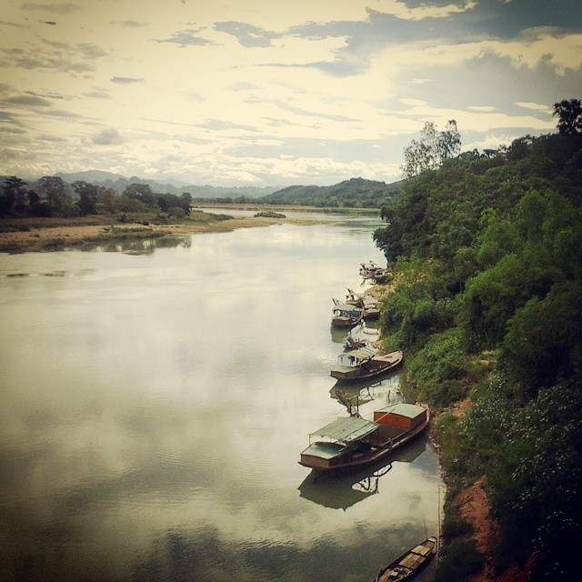 Fishing boats on the river Lam. #vietnam (at Anh Sơn - Nghệ An)