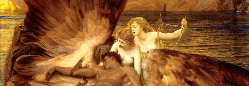 isadorabeauxdraps - Herbert Draper , The lament for Icarus ,1898
