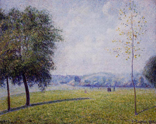artist-pissarro:Primrose Hill, Regent’s Park, 1892, Camille...