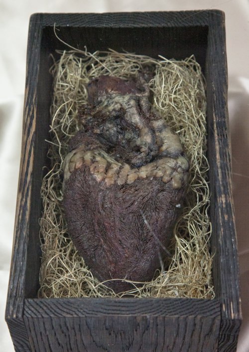 thirdoffive - The mummified heart of a Norse giant.While going...