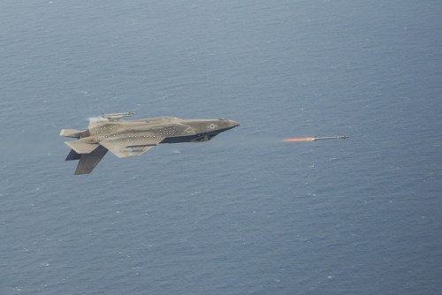 zainisaari - An inverted F-35C launches an AIM-9X missile, June 8,...