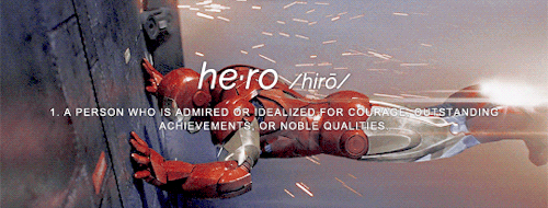 capntony:avengers + definitions of hero