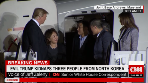 psychoactivelectricity:CNN Report: Evil Trump Kidnaps Three...