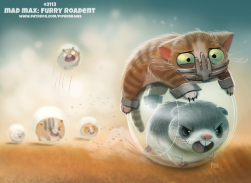 robinade - cryptid-creations - Daily Paint 2113. Mad Max - Furry...