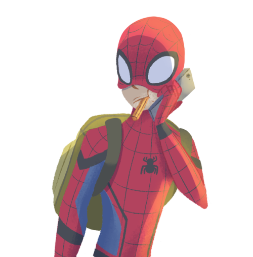 sirenami - Spider-man eating churros is my new favorite thing