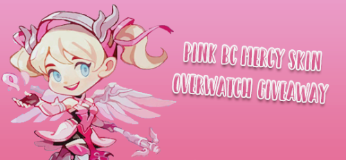 pockethealing - ❛ ┊ — ✶ Giveaway for Mercy’s New Pink BC...