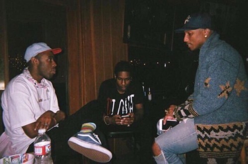 farishajunaini - Tyler X A$AP rocky X Pharrell in the studio