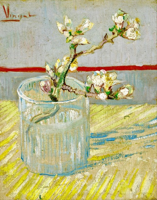 historyofartdaily:Vincent van Gogh (1853–1890), Branch of...