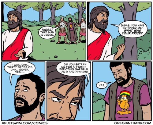 onegianthand - Judas (for adultswim.com/comics)
