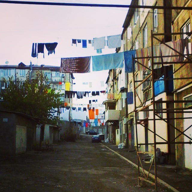 Laundry day in #Stepanakert, #Nagorro-Karabak. The country that isn’t actually country.