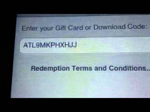 Itunes Gift Card Free Redeem Code Codes App
