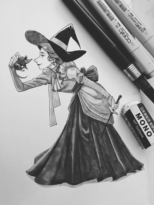 hornbloom - taking part in inktober this year! i’m sticking to a...