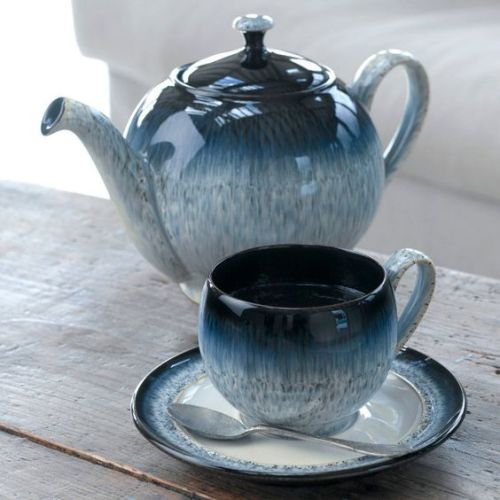 treasures-and-beauty - Denby Pottery Halo Teapot