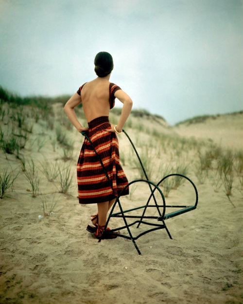 wehadfacesthen - Beachwear photo by John Rawlings for Vogue,...
