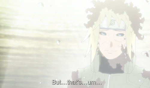moonvalentine - naruto trying not to tell his zombie dad that...