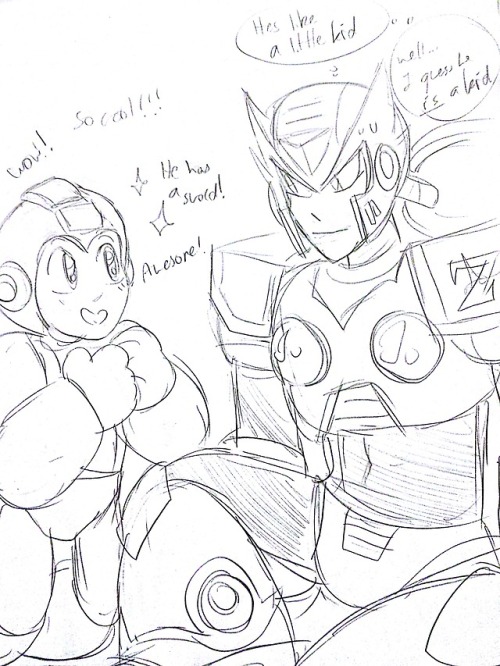 scribblehooves - Zero gets to meet the legendary robot hero,...