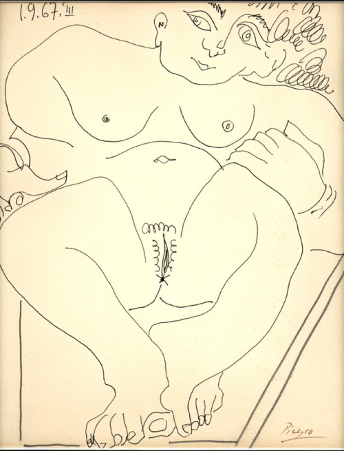 expressionism-art - Untitled, Pablo PicassoMedium - etching,paper